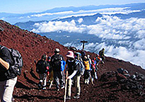 吉田口登山道中イメージ写真