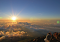 山頂御来光イメージ写真
