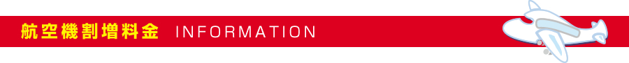 航空機割増料金